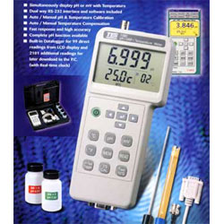 PH值测量记录表RS-232 TES-1380